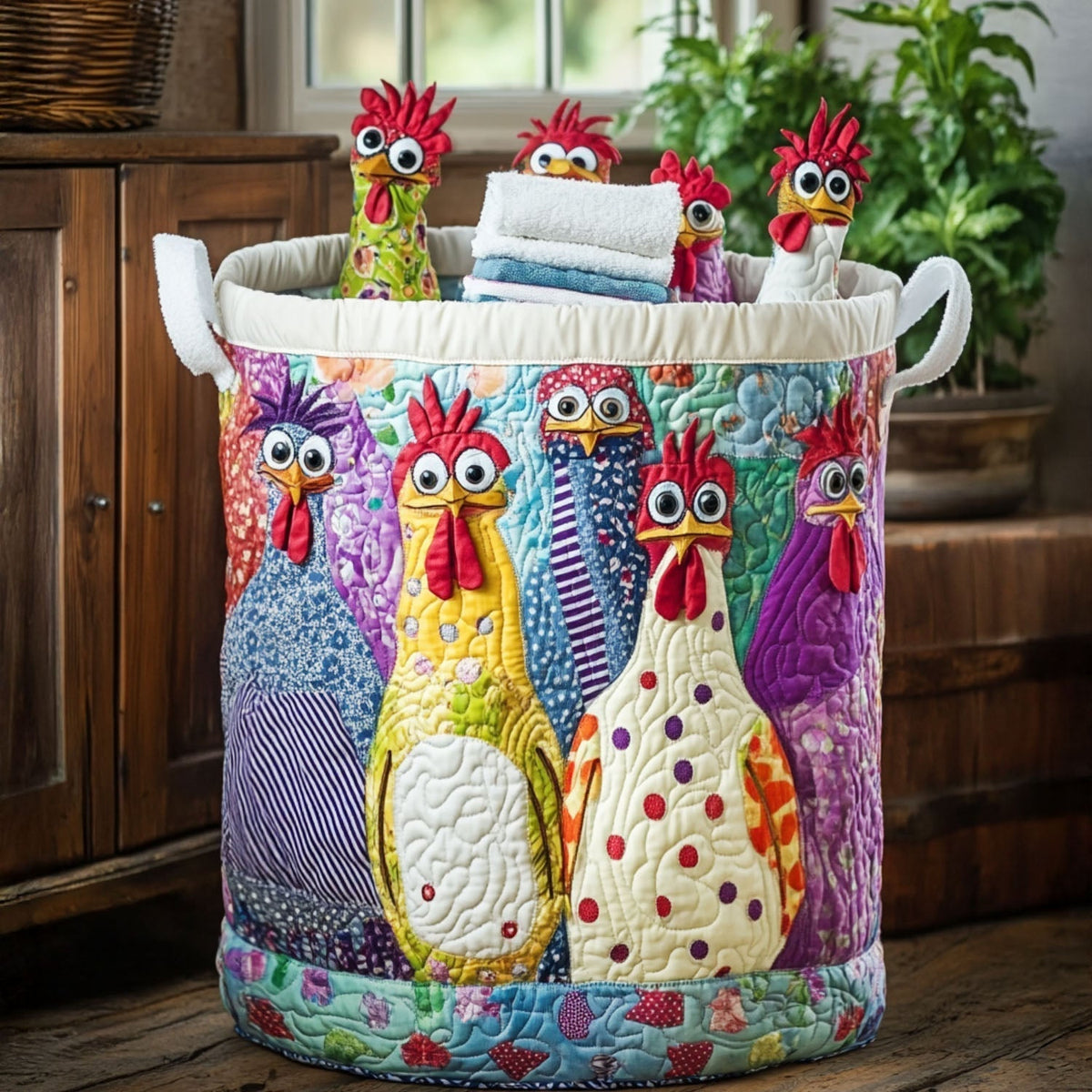 Cluck Couture Laundry Basket - 2