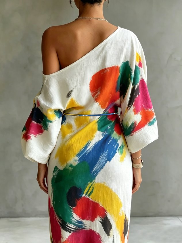The Evelyn Printed Maxi Dress