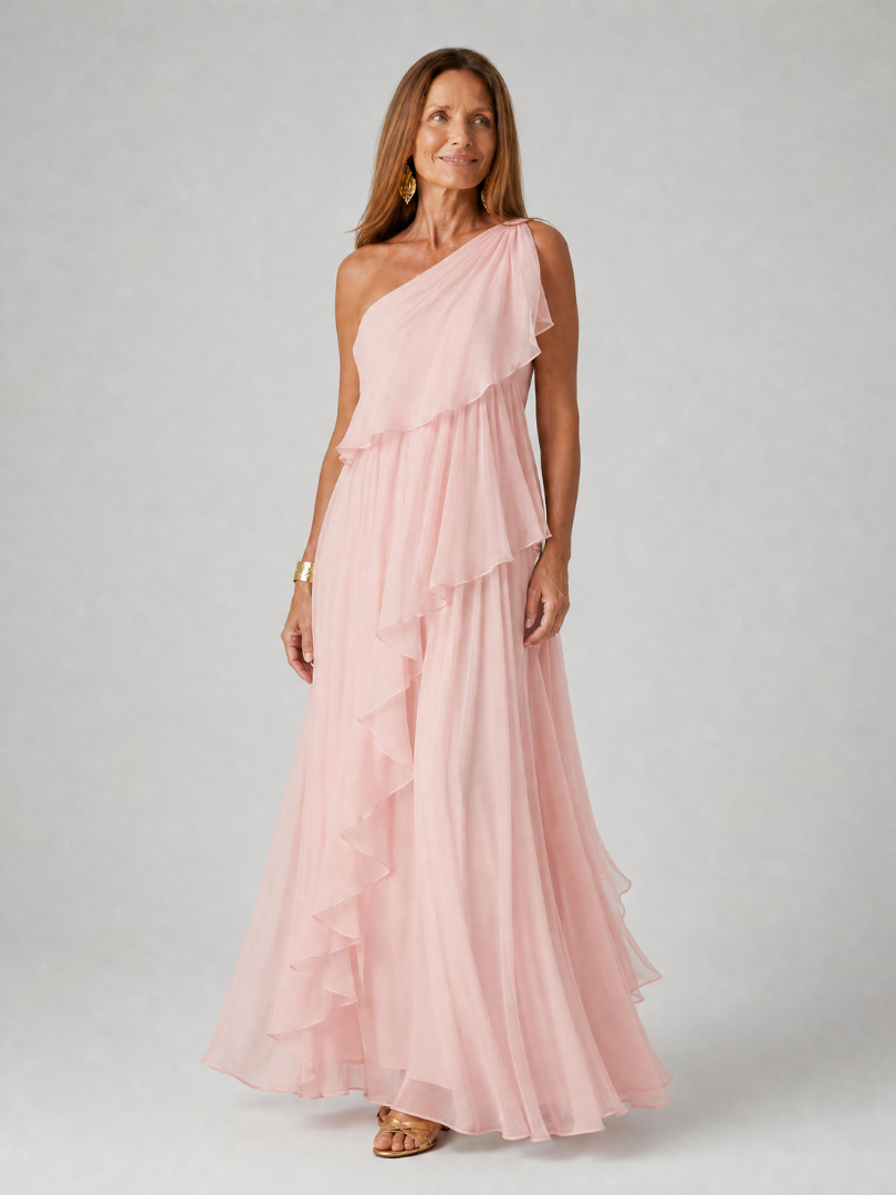 The Vivian Ruffle Maxi Dress