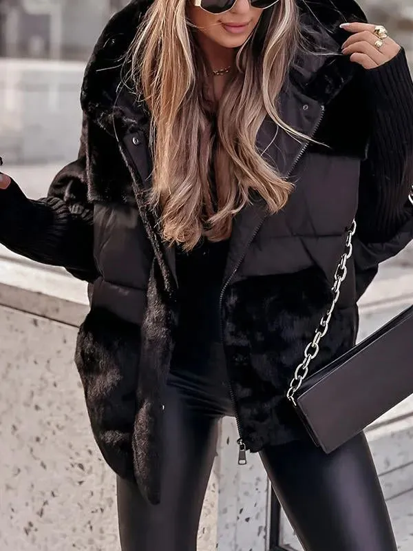 Sienna | Faux-Fur Hybrid Puffer Coat