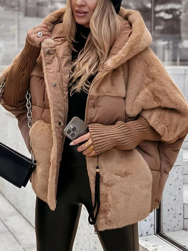 Sienna | Faux-Fur Hybrid Puffer Coat