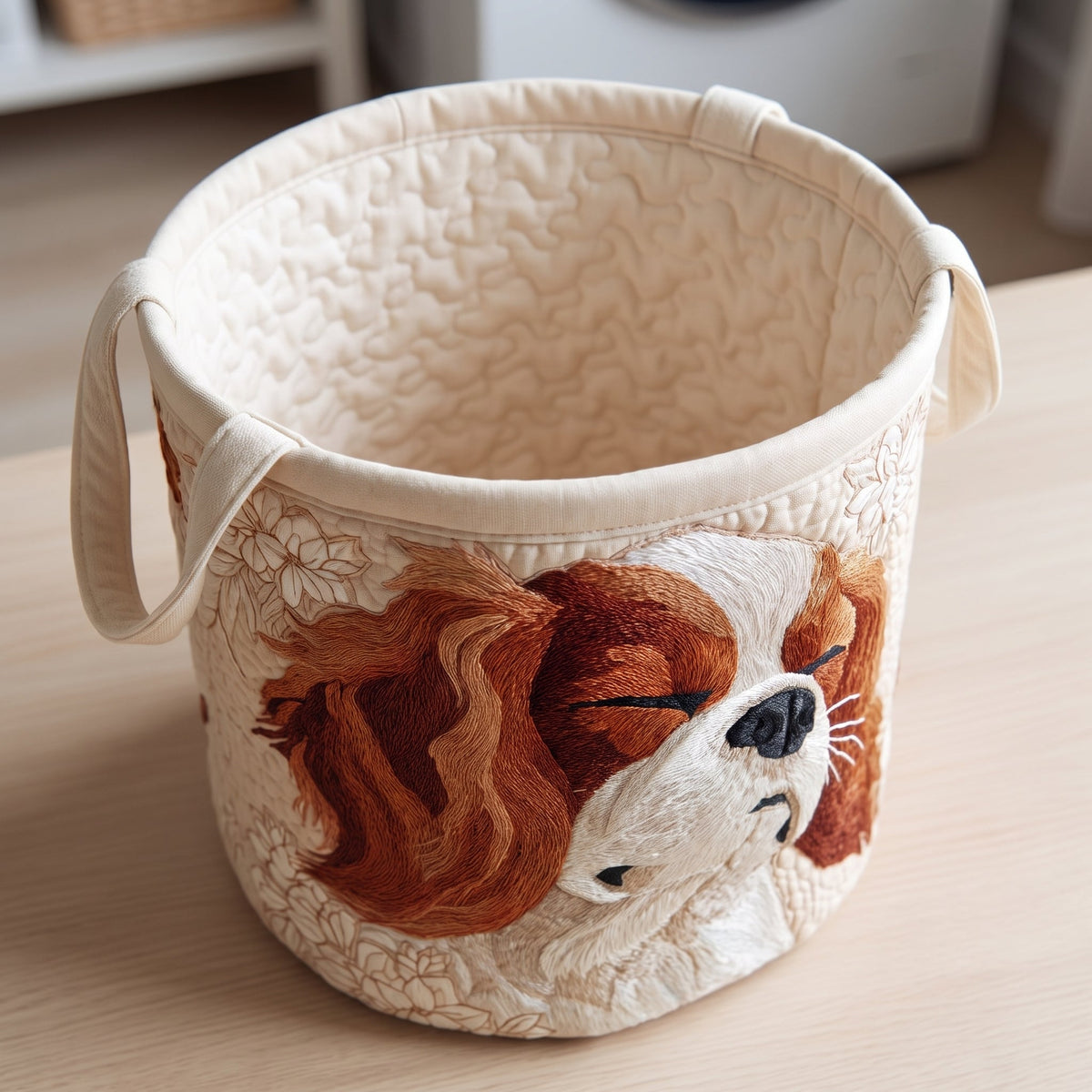 Cavalier King Charles Laundry Basket