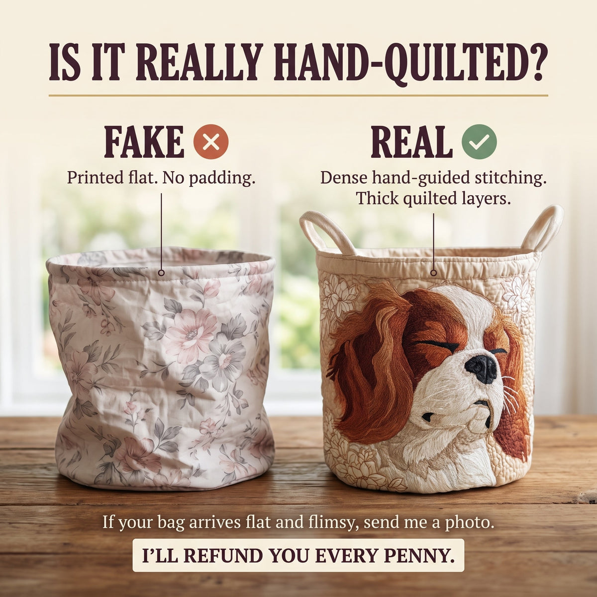 Cavalier King Charles Laundry Basket