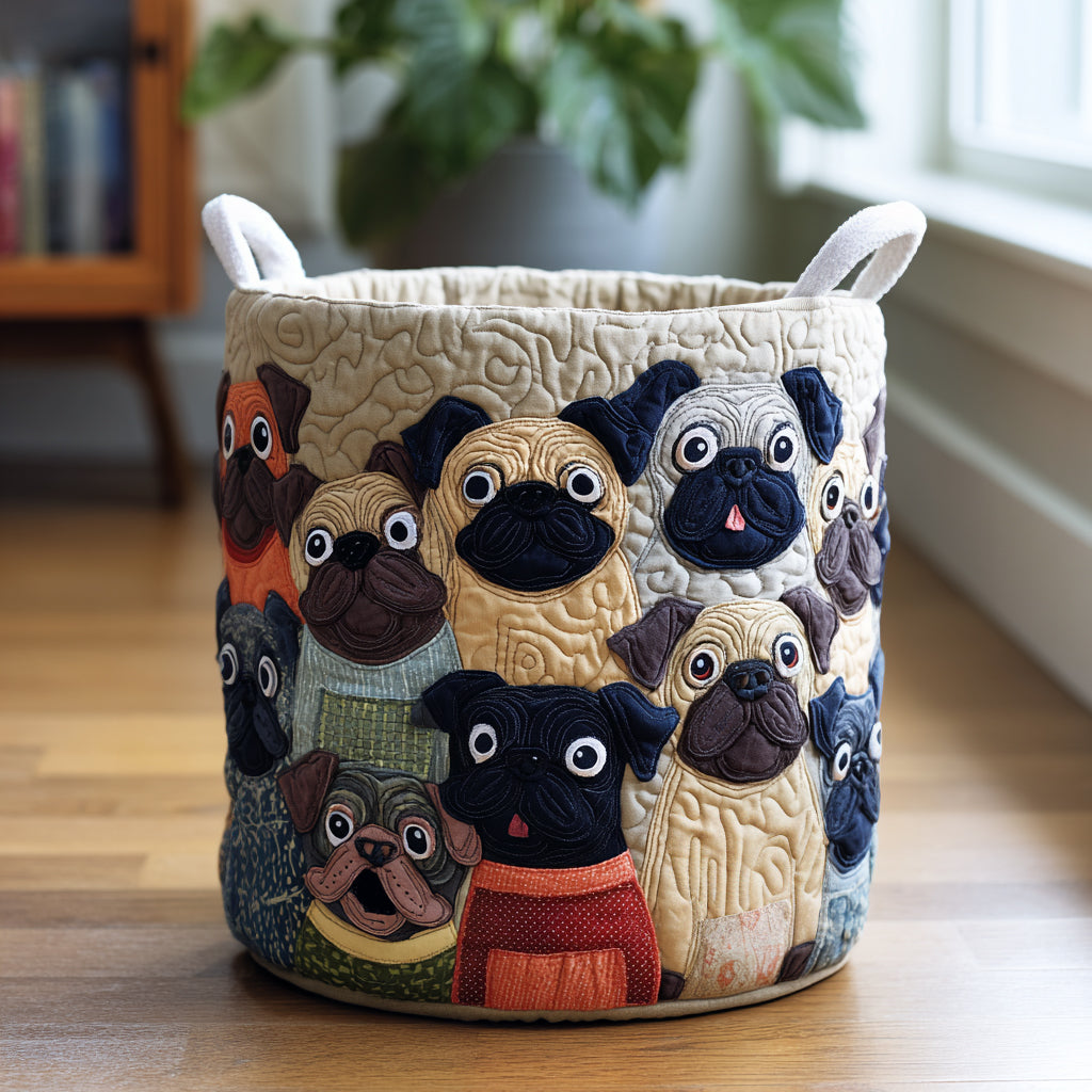 Bulldog Spirit Laundry Basket